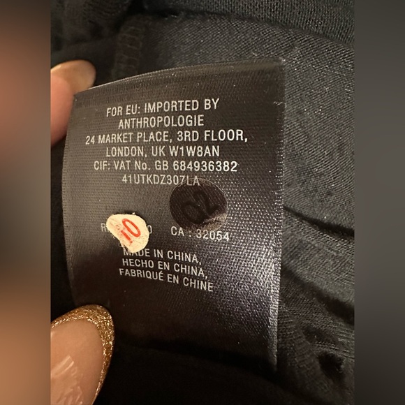 Maeve The Melanie Drop Waist Black Sleeveless Dress size M - Picture 11 of 12